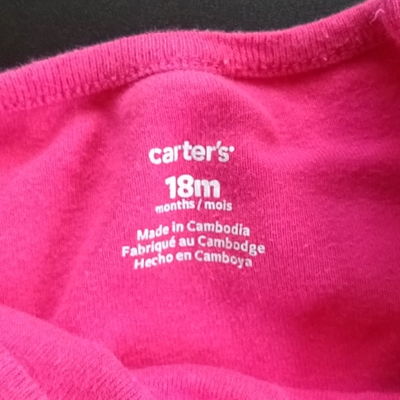 Pink Unicorn Carter's Onesie Shirt 18M - Picture 3 of 4